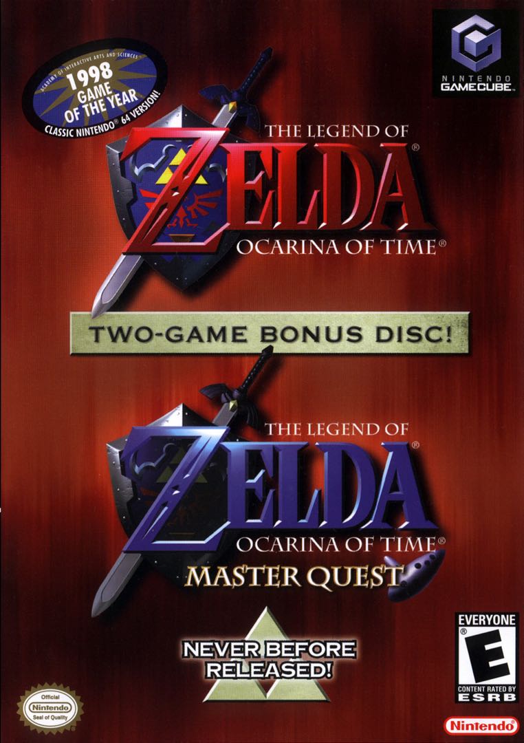 The Legend of Zelda - Ocarina of Time & Master Quest box art